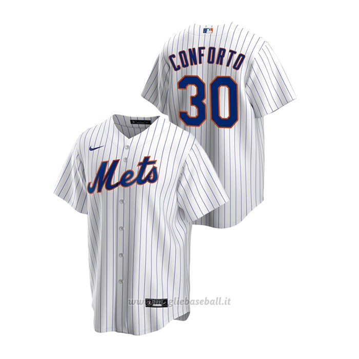 Maglia Baseball Uomo New York Mets Michael Conforto Replica Primera Bianco